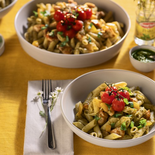Recept Glutenvrije Penne Pesto Grand'Italia